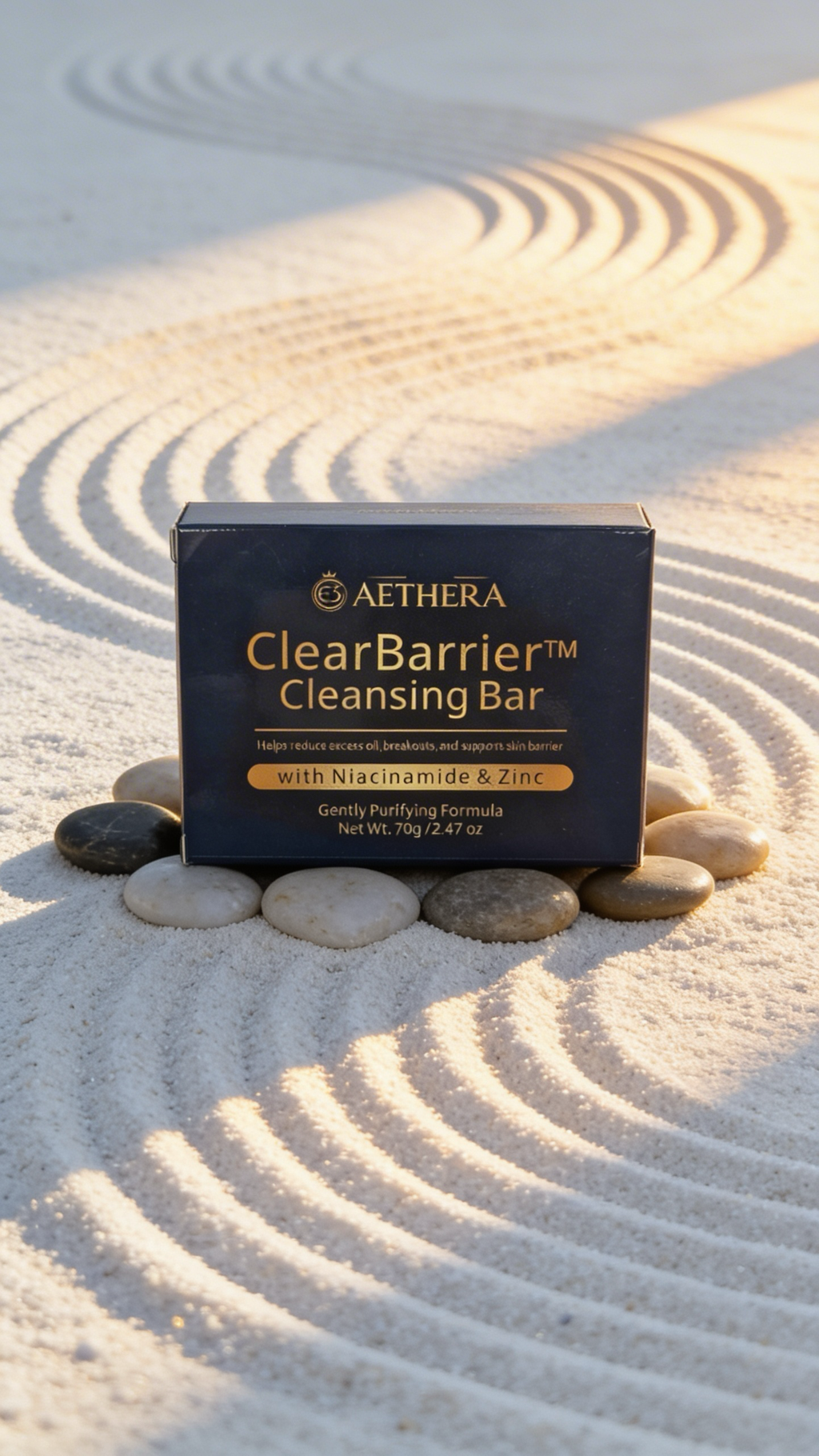 ClearBarrier™ Cleansing Bar – Niacinamide Soap for Face & Body (Acne + Oil Control + Gentle Cleanse)